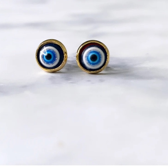 Evil Eye studs - Picture 2 of 4